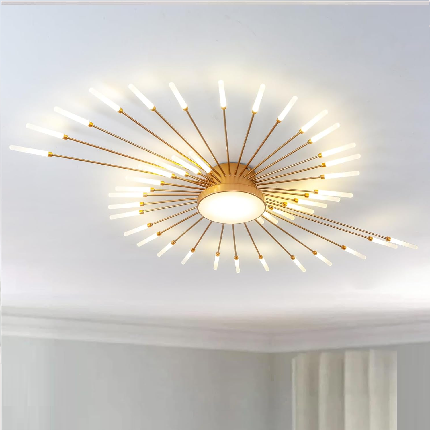 LED Ceiling Light Living Room Living Room Lamp Modern Minimalist Ceiling Light Gold Indoor Decorative Ceiling Lighting