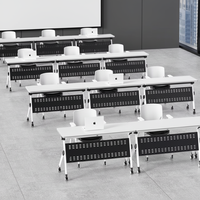 Großhandel Mehrfarbige Klappbare Besprechungstische Schulungs-Konferenzraumtische für Erwachsenen-Studium, Schulung und Verhandlung