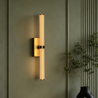 Applique murale en acrylique cylindrique, luminaire mural LED moderne pour chambre à coucher, salon, couloir