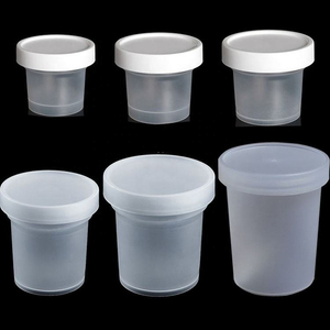 Eco-Friendly PP <b>Plastic</b> Food Grade Leak-Proof Pudding <b>Cups</b> Ice Cream Containers Multi-Size Flip Top Lids Freshness Preservation - Product Image 6