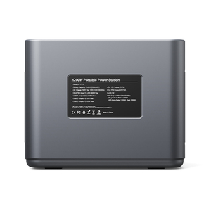 1200w Portable Power Station Lithium Battery Included 200w <b>Solar</b> <b>Generator</b> BMS System Portable Power Station - Product Image 3