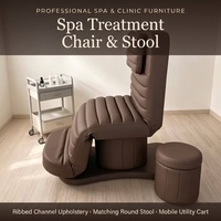 Table de massage électrique marron chocolat à 3 moteurs réglables en cuir PU, lit de beauté pour soins du visage, table de spa pour cils, mobilier de salon, vente en gros