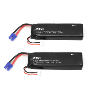Ban Đầu <span class=keywords><strong>Hubsan</strong></span> <span class=keywords><strong>H501S</strong></span> Pin 7.4V 2700Mah 10C Lipo Pin Cho <span class=keywords><strong>Hubsan</strong></span> <span class=keywords><strong>H501S</strong></span> <span class=keywords><strong>H501S</strong></span> <span class=keywords><strong>PRO</strong></span> X4 H501C RC Quadcopter Bay Không Người Lái Các Bộ Phận - Product Image 2