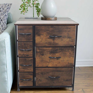 סגנון כפרי יצירה חמה מכירה חמה 7 מגירות אחסון החזה ארון רב תפקודי לחדר אוכל, חדר שינה - Product Image 1