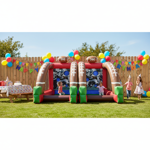 <span class=keywords><strong>Jeux</strong></span> gonflables interactifs personnalisés <span class=keywords><strong>de</strong></span> football pour événements : lancer, tir, pénaltys - Product Image 1