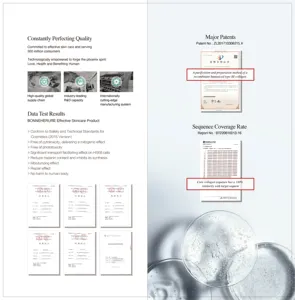 좋은 품질 새로운 스킨 케어 세럼 Facia 미백 방지 얼굴 재조합 인간 콜라겐