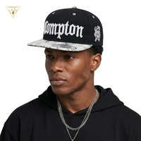 Chapeau de papa personnalisé à 6 panneaux, casquette de camionneur à bord plat non structuré avec logo brodé à l'arrière pour adultes