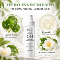 Brume Visage Double Couche de Mousse Lactée au Céramide 345 100ml Hydratante Apaisante Soin Quotidien du Visage Marque de Beauté Personnalisée à Étiquette Privée