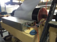 Pièces de machine à enduire le papier, lisseur ou barre Mayer, comme machine de traitement du papier pour l'enduction de rouleaux de papier avec des produits chimiques