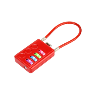Candado <span class=keywords><strong>de</strong></span> Combinación <span class=keywords><strong>de</strong></span> Aleación <span class=keywords><strong>de</strong></span> Zinc con Cable, Resistente al Agua, Acabado Pulido, Compartimentos <span class=keywords><strong>de</strong></span> Almacenamiento, <span class=keywords><strong>Gestión</strong></span> <span class=keywords><strong>de</strong></span> Contraseñas para Viajes - Product Image 2