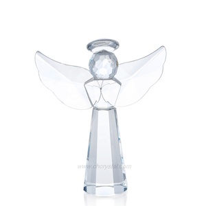 Eleganti Statuette di Angeli in Cristallo K9 Incise al Laser, Regali per Bambini, Decorazioni Natalizie e per la Casa - Product Image 4