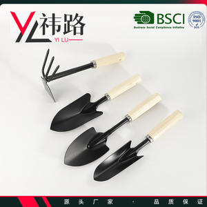 ส้อมสวนยี่ห้อ Yilu แบบ 3 ง่าม เหล็กเคลือบด้วยไฟฟ้าสถิต สำหรับทำสวน ทำสวนในบ้าน และกิจกรรมชายหาด - Product Image 4