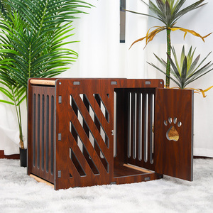 Su Geçirmez Çevre Dostu Nefes Alabilen Çıkarılabilir Yuvarlak Köpek Kulübesi Paletlerden Yapılmış Outback Kütük Kulübesi Evcil Hayvan Evi - Product Image 2