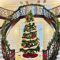 Arbre de Noël LED spiralé programmable géant de 10 m de haute qualité en gros pour jardin extérieur centre commercial grand arbre