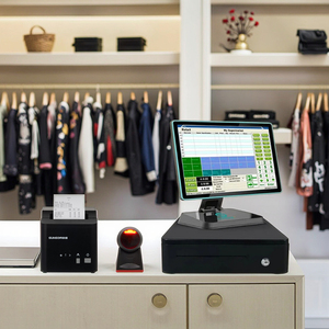 Sistem POS Windows 15,6-Inci dari Pabrik, Mesin Kasir POS dengan Layar Ganda untuk Penggunaan Bisnis - Product Image 3