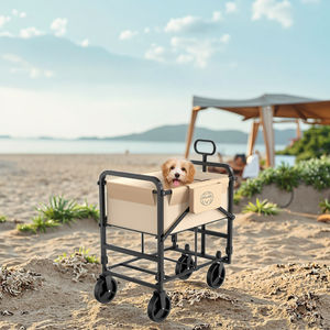 Çok fonksiyonlu katlanabilir Pet banyo vagon yönlü katlanabilir tekerlekli alışveriş sepeti plaj kamp spor köpekler kediler için - Product Image 1