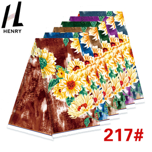 Produttore di tessuti stile pittura a olio grande serie di motivi floreali tessuto per abiti dal Design polinesiano - Product Image 3