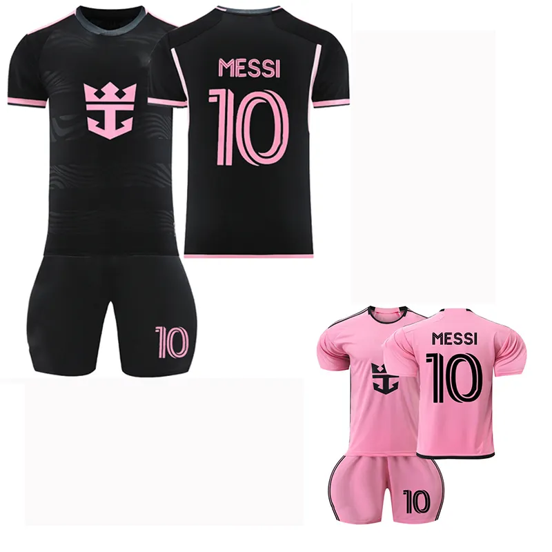 Großhandel 24-25 Die neueste Top-Fußballbekleidung rosa schwarz Club America 10#Fußballtrikot