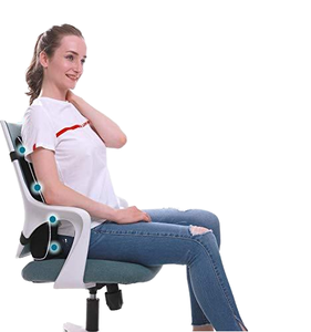 Cojín de espuma viscoelástica negra para la espalda, almohada para aliviar el dolor de espalda y la fatiga de conducción - Product Image 6
