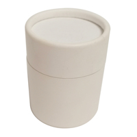 Tube Cylindrique Personnalisé en Carton Écologique Recyclable pour Emballage Alimentaire de Spices/Sels avec Estampage