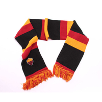 Bestseller Maßgefertigte Doppelseitige Jacquard-Gestrickte Sport-Acrylschals Fußballverein Fan-Schal