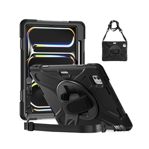 Vente en gros Étui rigide en silicone pour tablette avec bandoulière pour <span class=keywords><strong>iPad</strong></span> <span class=keywords><strong>pro</strong></span> <span class=keywords><strong>11</strong></span> 2024 Étuis et étuis pour tablette - Product Image 1