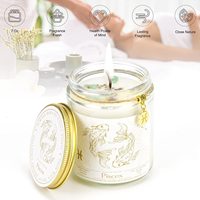 Vente en gros de chakra cristal de luxe manifestation bougie d'intention à la cire de soja parfumée faite à la main avec des pierres précieuses