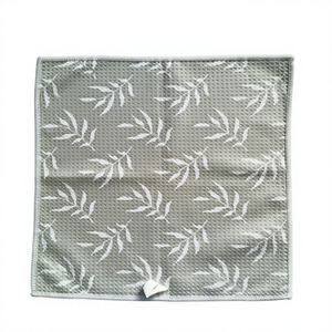 Paño de Cocina Absorbente de Microfibra Ecológico Personalizado de Secado Rápido con Diseño de Gofre, Venta al por Mayor - Product Image 3