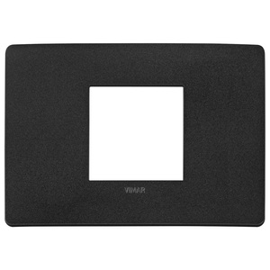 Plana Up 2M Piastra Centrale Nero Opaco 9.7x16.5cm - Product Image 1
