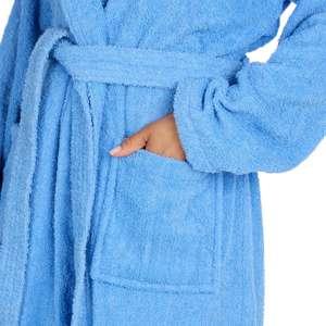 OEM Pure Cotton Terry Bath <strong>Robe</strong> For Women Quick-Dry And Disposable For Home Hotel Spa Adult Bathroom <strong>Robe</strong> Supplier - Product Image 5
