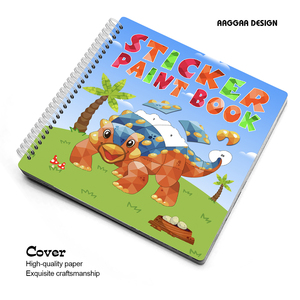 <span class=keywords><strong>Libros</strong></span> para Colorear Personalizados para Niños de 3 Años, Más Vendidos, con Pegatinas, Encuadernación en Espiral, Tapa Blanda, Impresión Offset - Product Image 3