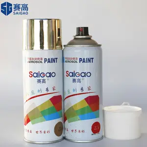 Alto desempenho qualidade superior acrílico ouro cromo efeito spray pintura