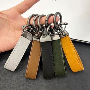 Porte-clés vierges colorés de haute qualité en PU, porte-clés en cuir pour voiture - Product Image 4
