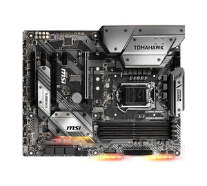 เมนบอร์ดสำหรับเล่นเกม Z390 TOMAHAWK ATX รองรับ DDR4 ช่องใส่หน่วยความจำคู่ 64GB RAM พร้อมฮาร์ดไดรฟ์ในตัว สำหรับเดสก์ท็อป Z390 TOMAHAWK - Product Image 1