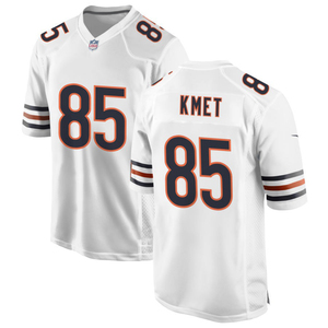 Maillots de football américain personnalisés 2026 Chicago – Tenues brodées pour jeunes avec logos – Blanc - Product Image 6
