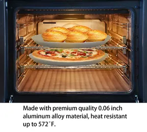 11 Inch Aluminium Geperforeerde Pizza Bakplaat Ronde Pizza Crisper Pan Met Gaten Voor Oven
