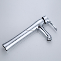 Robinet de lavabo monotrou Taplink en acier inoxydable 304, finition nickel brossé anti-traces de doigts, style moderne, à poser sur le comptoir