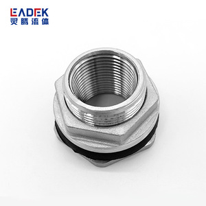 Wholesale 316/304 Stainless Steel Water Tank <b>Connectors</b> Internal/External Threaded Inlet/Outlet for Water Tower Fish Oil Tank - Product Image 2