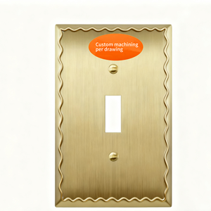 Componenti per Pannelli di Interruttori a Parete e Pulsanti per Ascensori in Ottone, Acciaio Inossidabile e Alluminio Anodizzato, Lavorazione CNC di Precisione Personalizzata +/-0.05mm - Product Image 2