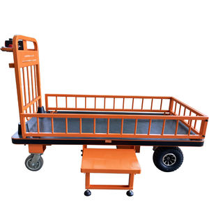 Magazijn Goederen Behandeling Elektrische Trolley Handtrolley Met Batterij Gebruikt In Zeevruchten Groothandelsmarkten Elektrische Vissen Trolley - Product Image 6