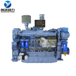 Nhà Máy Chính Hãng Giá Wp6c250 Loạt Mô Hình 250HP Thuyền Tàu Biển 2500 Rpm Tốc Độ Cao Weichai Động Cơ Diesel - Product Image 3