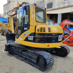 Mini excavadora de gato usada 307 308 original Caterpillar pequeña excavadora 308c barata usada CAT 308c 308d 308c CR mini excavadora - Product Image 1