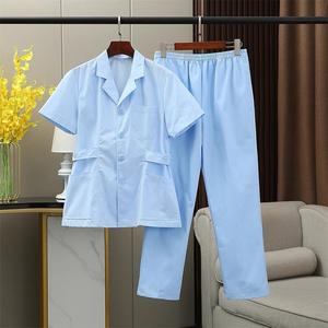 Uniforme d'infirmière à manches longues femme été hôpital deux pièces à manches courtes ensemble d'un costume fendu section courte complète - Product Image 2