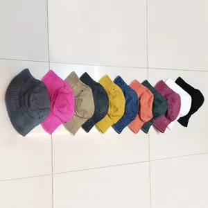 Bob Đen Bé Kid Xô <span class=keywords><strong>Hat</strong></span> Thiết Kế Trống Bông Ngư Dân <span class=keywords><strong>Hat</strong></span> Phụ Nữ Unisex Bán Buôn Jean Xô Mũ Tùy Chỉnh Thêu Logo - Product Image 3