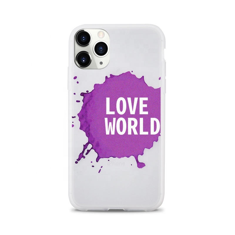 Givré PP Anti-bactérien Pour iPhone 11 Pro Max Ultra Mince Écologique Antibiotique Soft Cell Étui Mobile