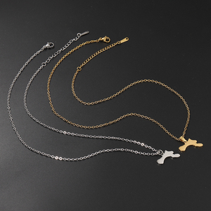 Collar de Cadena con Mapa de la Isla de Bonaire, Mar Caribe, en Acero Inoxidable, Chapado en Oro de 18K, Colgante de Bonaire, <span class=keywords><strong>Antillas</strong></span> Holandesas - Product Image 2