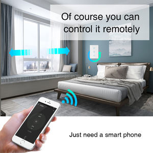 SLS WiFi Smart Touch Panel Stores roulants Obturateur 118mm Tuya Switch Compatible avec le <span class=keywords><strong>moteur</strong></span> de rideau motorisé Fonctionne avec Alexa - Product Image 6