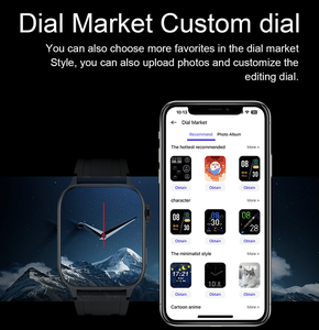 Thông Minh Đồng Hồ 2024 4G Với Khe Cắm Thẻ Sim Cuộc Gọi 1.96 ''HD Màn Hình 400MAh Vuông Siêu Mỏng Gọi Điện Thoại Smartwatch - Product Image 3