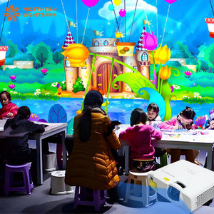 教育ホーム素晴らしい魔法の絵画テーブル子供ARインタラクティブゲーム壁投影ゲームシステムインタラクティブ投影 - Product Image 3