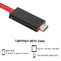 Para android a Cable adaptador HDMI 8pin a conector HDMI y de Audio Digital de 1080P HDTV adaptador para iP 6 7 8 plus